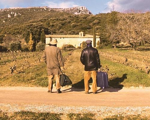 Fotograma de «Un viaje al Edén», de Rax Rinnekangas, donde actuó Nacho Angulo (a la izquierda)
