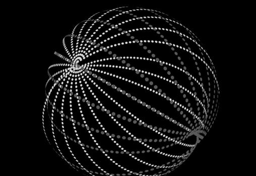 Esquema de una esfera de Dyson, una hipotética estructura construida en torno a una estrella para aprovechar su energía