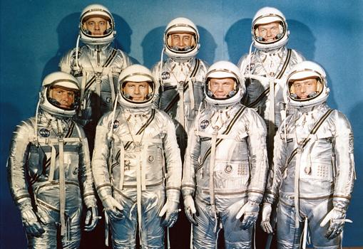 «Los Siete», los primeros astronautas de la NASA