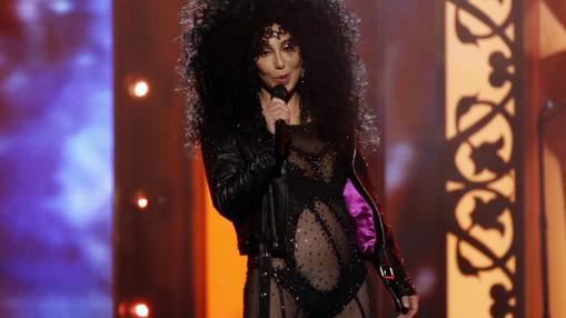 Cher, durante su actuación en la gala de los Billboard