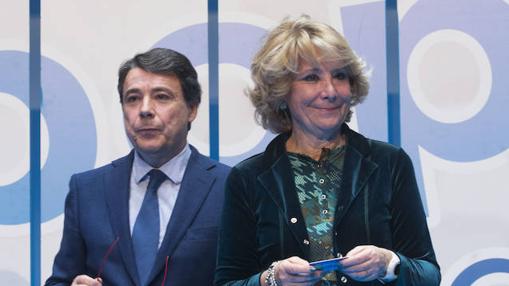 Ignacio González, junto a Esperanza Aguirre