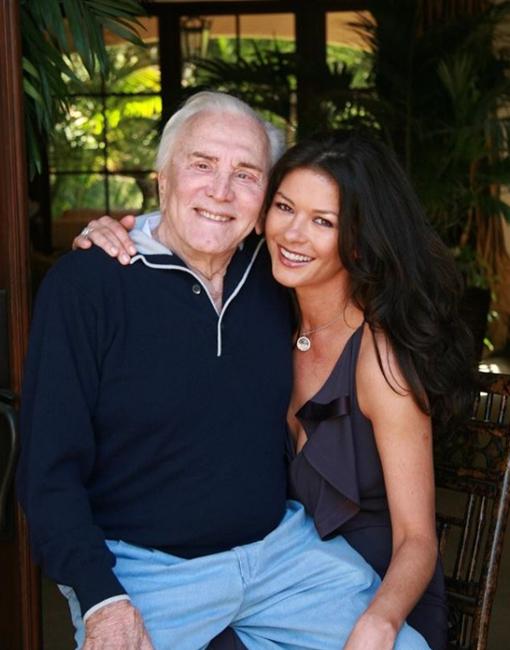 Catherine y Kirk Douglas