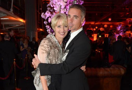 Thompson y su marido en 2013