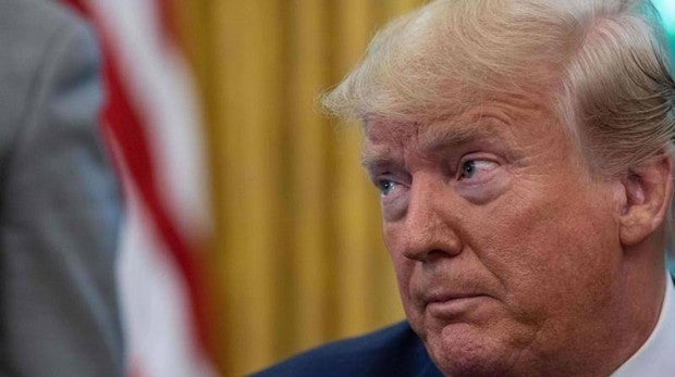 Donald Trump en una comparecencia ante la prensa