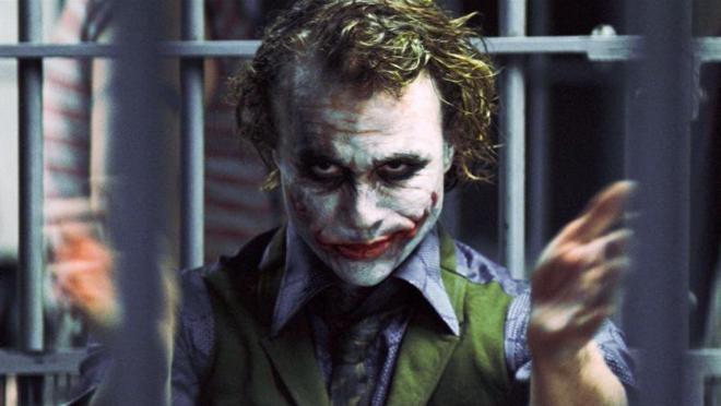 Heath Ledger en «El caballero oscuro»
