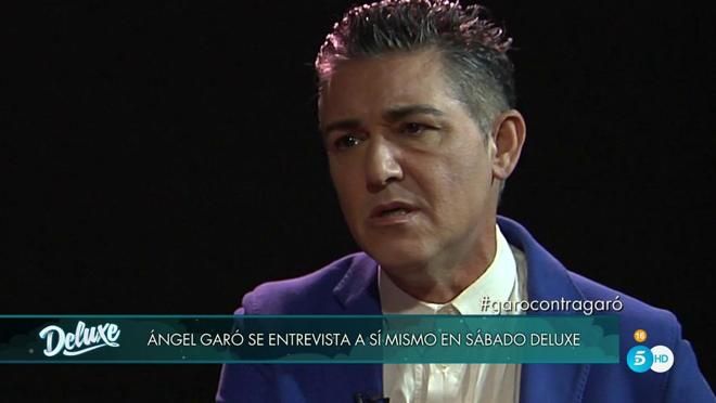 Ángel Garó en una autoentrevista en «Sábado deluxe»