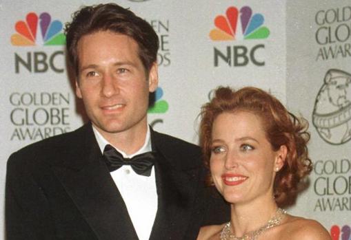 David Duchovny y Gillian Anderson
