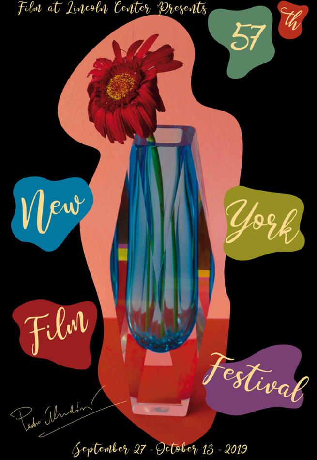 El cartel del 57º Festival de Cine de Nueva York, diseñado por Pedro Almodóvart