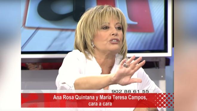María Teresa Campos en su primer cara a cara con Ana Rosa Quintana