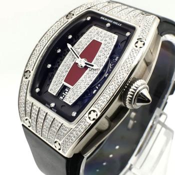 Reloj RM007 White Gold Top Paved Diamonds