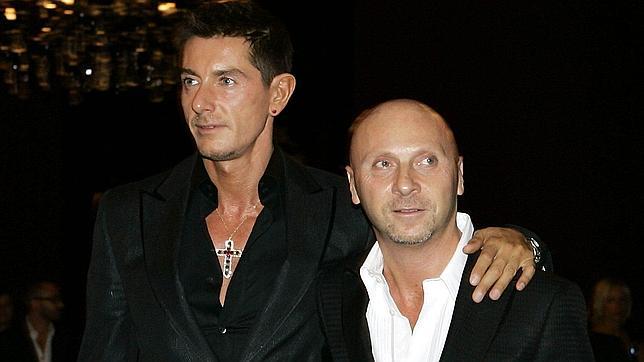 Los diseñadores Stefano Gabbana y Domenico Dolce