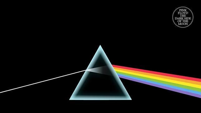 Mírica portada para el disco «Dark Side of the Moon», de Pink Floyd