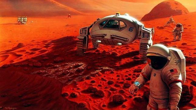 Impresión artística del Planeta rojo