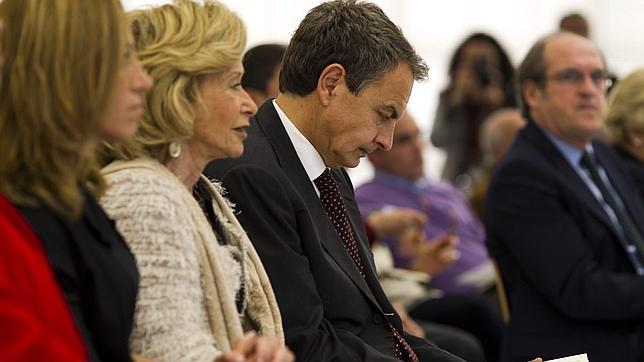 Carme Chacón, María Teresa Fernández de la Vega, José Luis Rodríguez Zapatero y Ángel Gabilondo