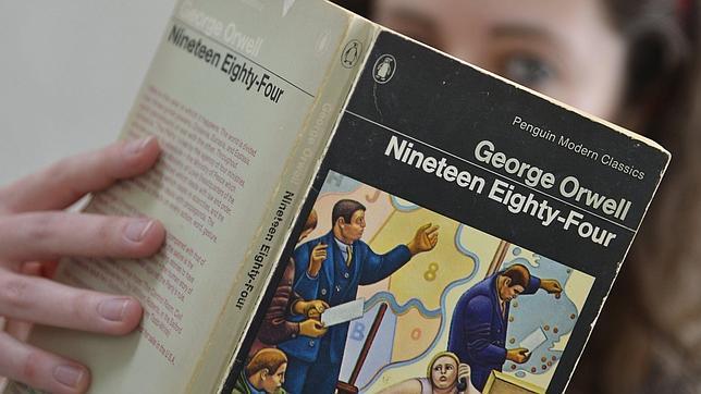 Copia del libro de George Orwell, «1984»