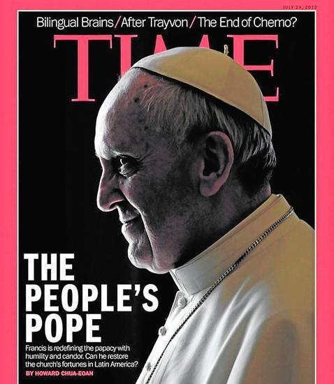 El Papa Del Pueblo Portada De Time