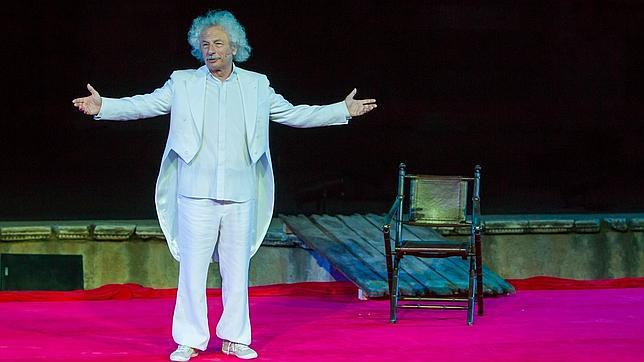 El actor Rafael Álvarez «El Brujo», durante su actuación