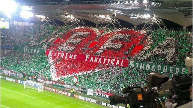 Los ultras del Legia desafían a la UEFA