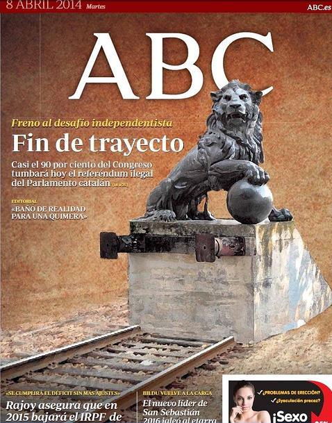 La clarificadora portada de ABC