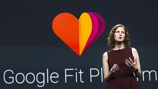 Ellie Powers, jefe de producto de Google Play, durante la presentación de su nueva aplicación