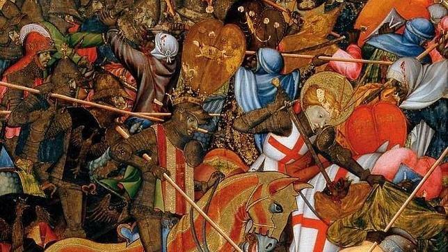 Pintura de la batalla de Alcoraz