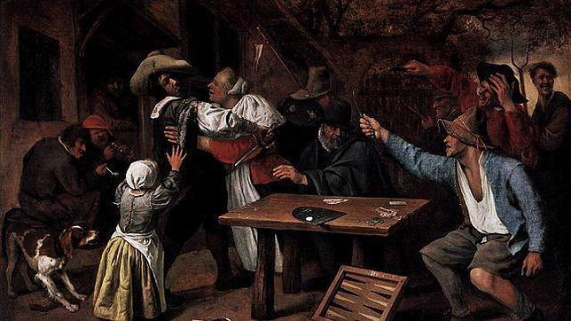 «Discusión por un juego de cartas», de Jan Steen