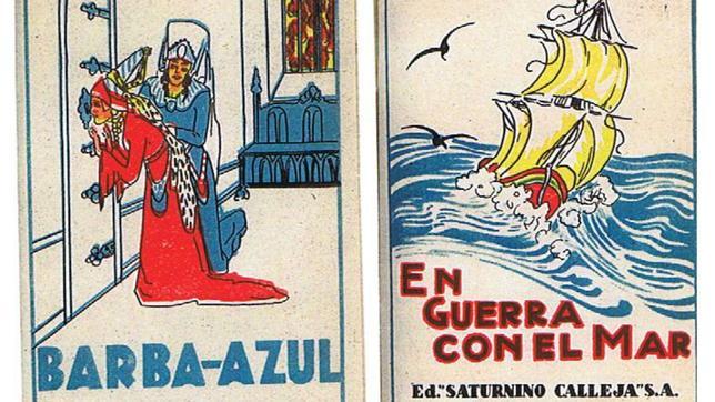 Dos portadas de cuentos de Calleja