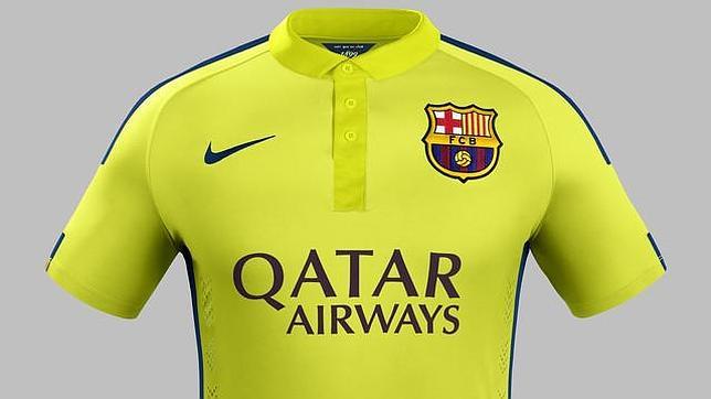 La tercera equipación del Barça, de color amarillo