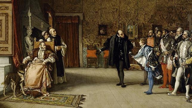 Presentación de don Juan de Austria al emperador Carlos V, en Yuste
