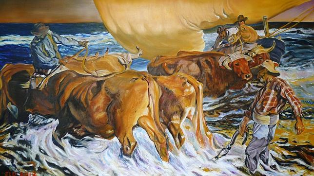Una de las piezas de Sorolla, expuesta en la Fundación Mapfre