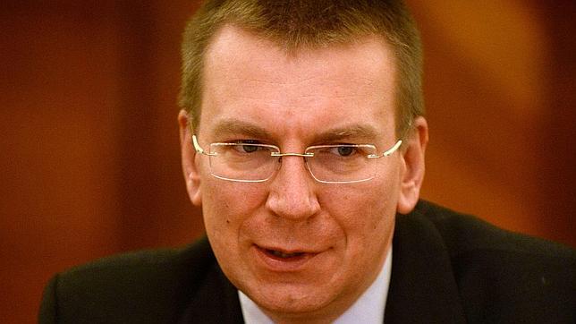 El ministro de Exteriores de Letonia, Edgars Rinkevics