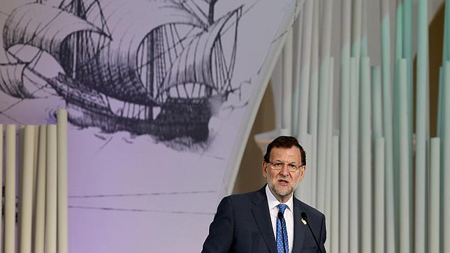 El presidente del Gobierno durante su intervención en el III Foro de la Comunicación