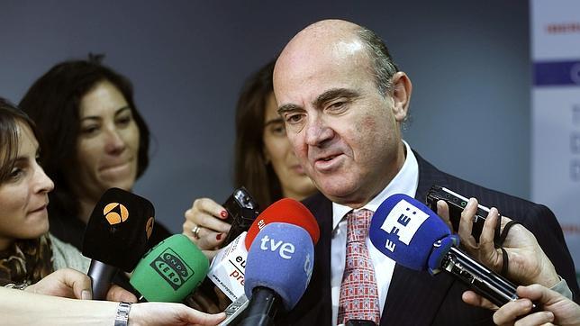 Luis de Guindos, en una reciente aparición pública