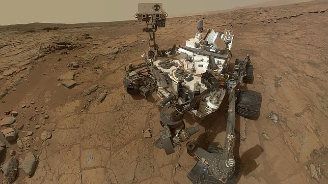 Fotografía cedida por la NASA de un autoretrato del Curiosity