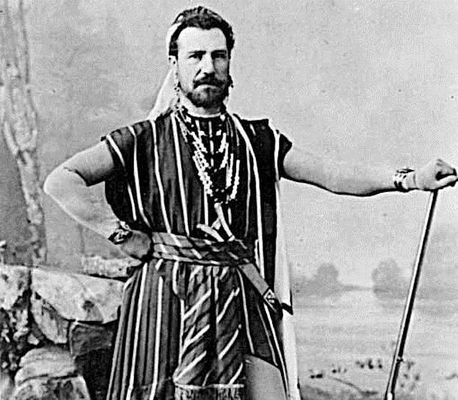 El tenor, en «Los pescadores de perlas», de Bizet, en el Teatro Real en 1889
