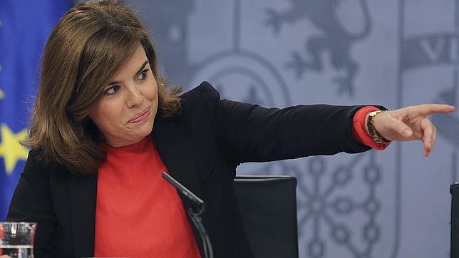 Soraya Sáenz de Santamaría, vicepresidenta del Gobierno
