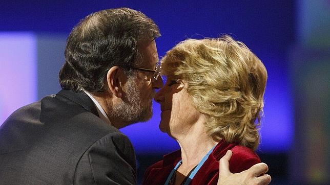 Mariano Rajoy y Esperanza Aguirre
