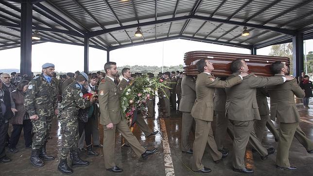Funeral por el cabo fallecido en Líbano