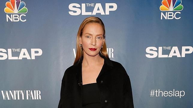 La actriz Uma Thurman, irreconocible después de haber hecho algunos «retoques»