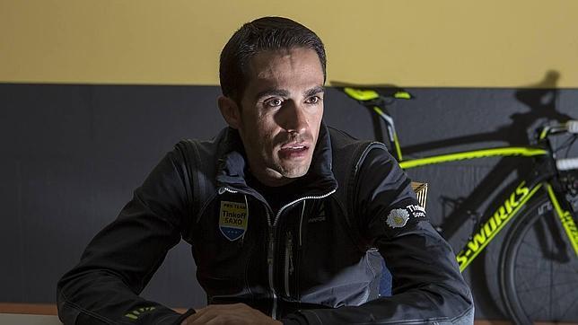 Contador, durante la entrevista con ABC