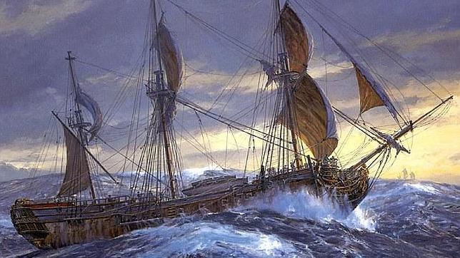El sangriento naufragio de un barco militar del S.XVIII cuya ...