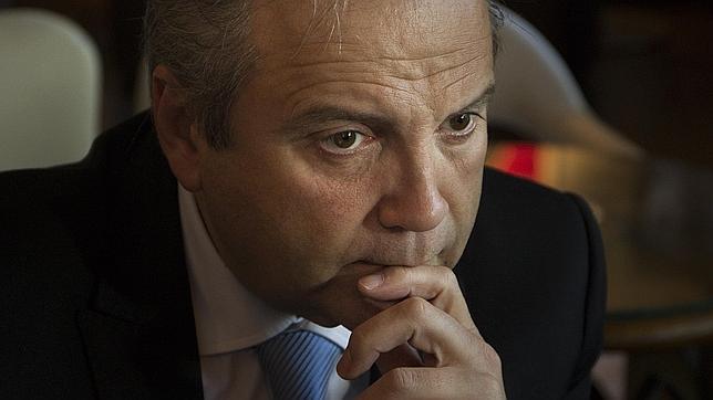 Carmona, ayer, durante la entrevista con ABC