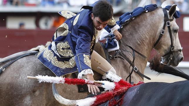 Joao Moura, en un momento de su actuación