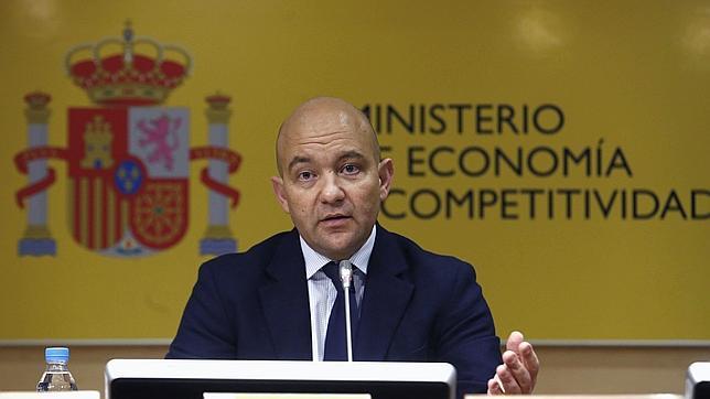 El secretario de Estado de Comercio, Jaime García-Legaz, durante una rueda de prensa