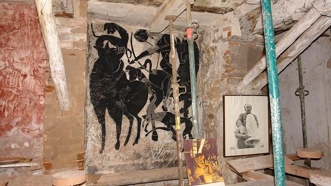 Zona de tornos del alfar de Pedro Mercedes