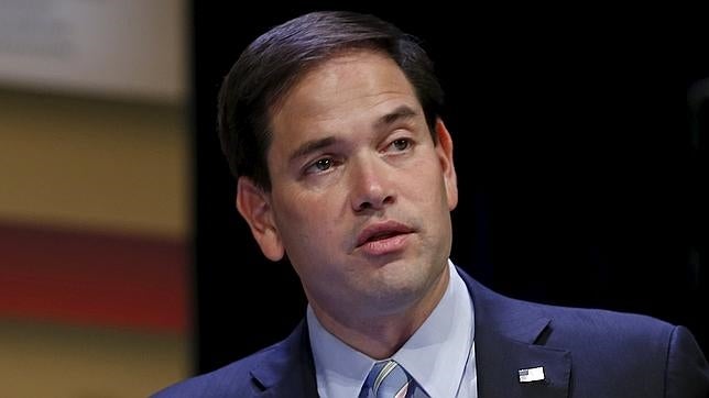 El senador republicano por Florida Marco Rubio, durante un reciente acto en Ames (Iowa)