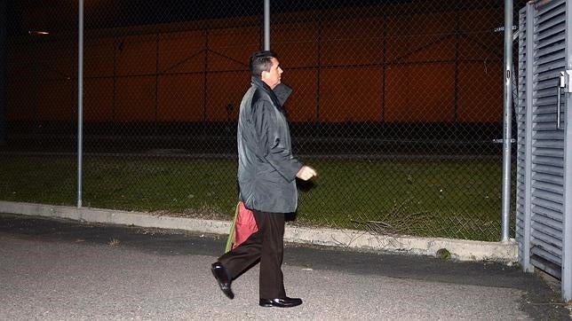 Jaume Matas, ingresa esta noche en el Centro de Inserción Social (CIS), a donde acude a dormir, en 2014
