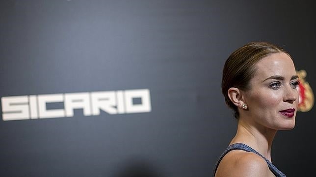 Blun en el estreno de la película «Sicario»