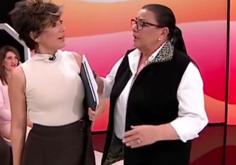 El rifirrafe de Sonsoles Ónega con María del Monte: «Deja de comer dulces»