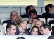 Los Duques de Palma de Mallorca acudieron al palco del Bernabéu. Miguel Berrocal